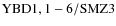 ${\rm YBD 1, 1-6/SMZ3}$