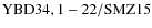 ${\rm YBD 34, 1-22/SMZ15}$