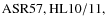 ${\rm ASR 57, HL 10/11,}$