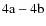 ${\rm 4a-4b}$