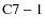 ${\rm C7-1}$