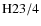 ${\rm H2 3/4}$