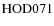 ${\rm HOD07 1}$
