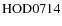 ${\rm HOD07 14}$