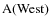 ${\rm A(West)}$