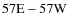 ${\rm 57E-57W}$