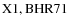 ${\rm X1, BHR 71}$