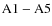${\rm A1-A5}$