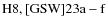 ${\rm H8, [GSW]23a-f}$