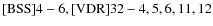 ${\rm [BSS] 4-6, [VDR]32-4,5,6,11,12}$