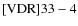 ${\rm [VDR] 33-4}$