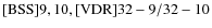 ${\rm [BSS] 9,10, [VDR] 32-9/32-10}$
