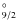 $_{9/2}^{\circ}$