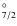$_{7/2}^{\circ}$