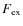 $F_{\rm {ex}}$