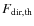 $F_{\rm {dir,th}}$