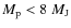 $M_{\rm p} < 8~M_{\rm J}$
