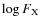 $\log F_{\rm X}$