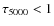 $\tau_{\rm 5000} < 1$