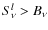 $S^l_\nu > B_\nu$