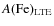 $A(\rm Fe)_{LTE}$