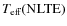 $T_{\rm eff}({\rm NLTE})$