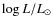 $\log L/L_{\odot}$