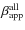$\beta^{\rm all}_{\rm app}$