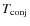 $T_{\rm conj}$