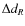 $\Delta d_{R}$