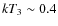 $kT_3 \sim 0.4$
