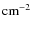 ${\rm cm}^{-2}$
