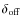$\delta_{\rm off}$