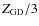 $Z\ensuremath{_{{\rm GD}}} /3$