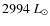 $2994~\ensuremath{{L}_{\odot}} $