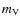 $m_{\rm V}$