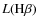 $L(\ensuremath{{\rm H}\beta} )$