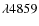 $\lambda4859$