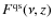 $F^{\rm qs}(\nu , z)$
