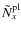 $\tilde{N}^{\rm pl}_{x}$