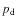 $p_{\rm d}$