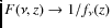 $F(\nu, z)\rightarrow 1/f_\nu(z)$