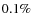 $0.1\%$