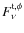 $F^{\rm t, \phi}_\nu$