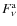 $F^{\rm a}_\nu$