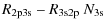 $\displaystyle R_{\rm 2p3s}-R_{\rm 3s2p}~N_{\rm 3s}$