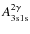 $A^{2\gamma}_{\rm 3s1s}$