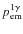 $p_{\rm em}^{\rm 1\gamma}$