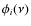 $\phi_{i}(\nu)$
