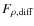 $F_{\rho, {\rm diff}}$